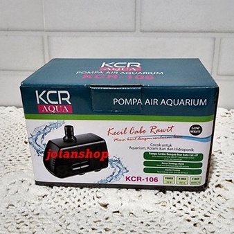 KCR AQUA 106 Mesin Pompa Air celup Aquarium Aquascape Kolam ikan Hidroponik