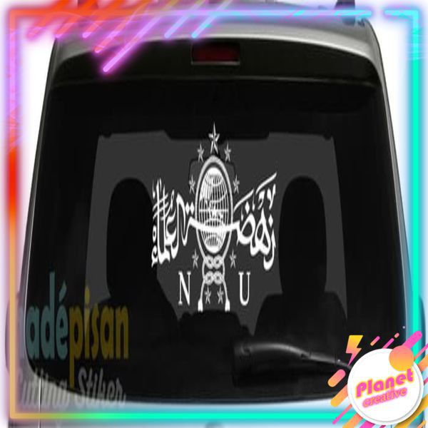 Stiker Cutting Sticker Kaca / Body Mobil Logo NU Nahdlatul Ulama