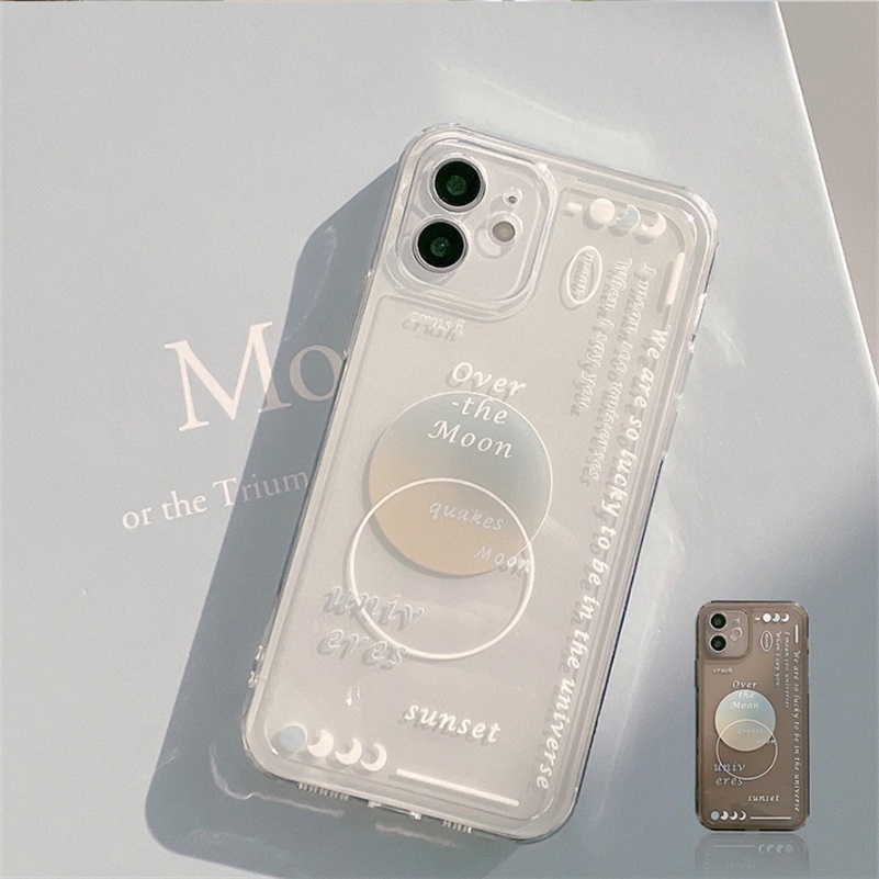 Soft Case TPU Transparan Cover iPhone 13 12 11 Pro Max X Xr Xs Max 7 8 6 6s Plus