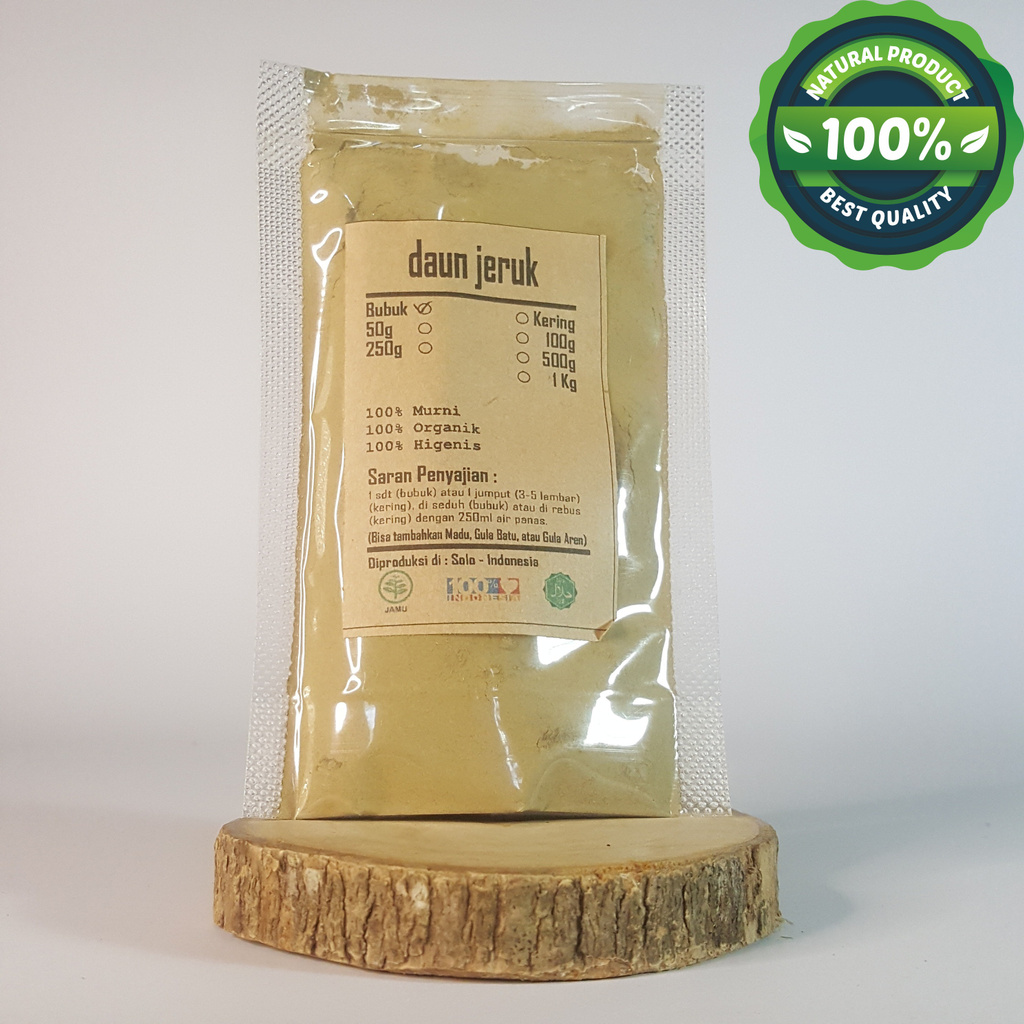 

DAUN JERUK PURUT BUBUK 1000 GRAM / 1 KG - Citrus Hystrix - MURNI