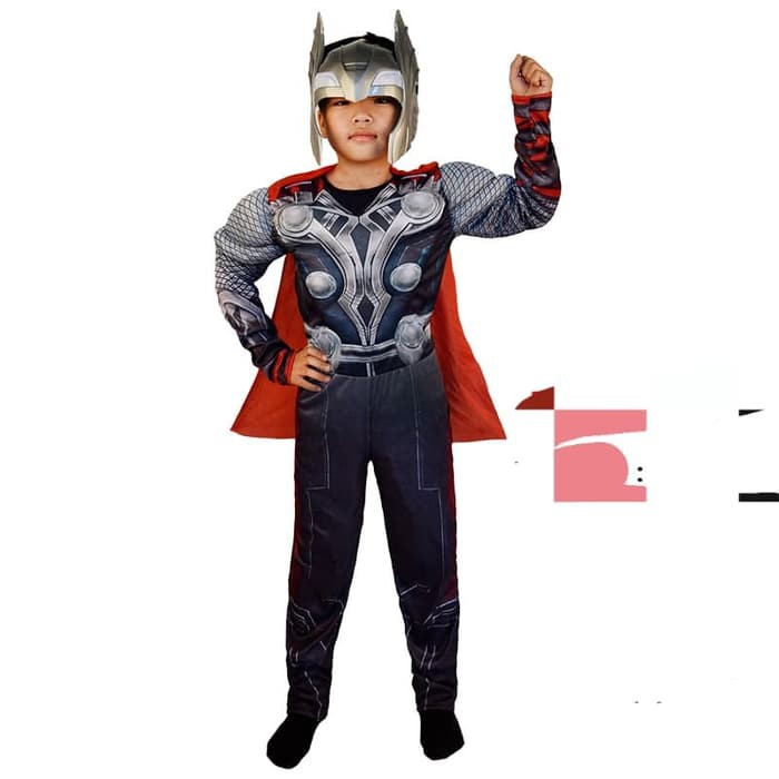 Kostum anak superhero Thor avenger kostum halloween anak