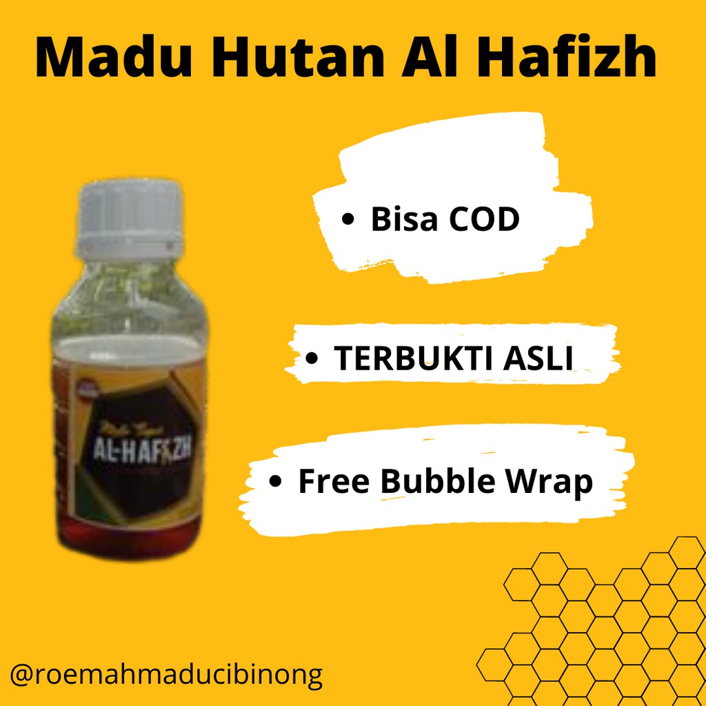 Madu Hutan Al Hafizh Madu Murni Asli Sialang Apis Dorsata Madu Sumatera Bisa Cod Indonesia