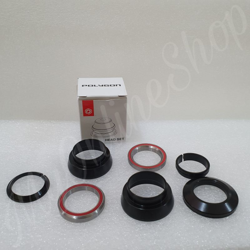 HeadSet Polygon Bearing  Head Set Threadless 34mm / 34mm Monarch Sepeda