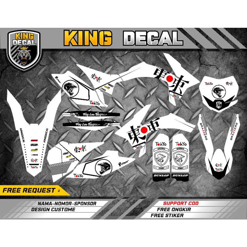 DECAL KTM SIXDAY DECAL KTM 250 KTM 85 FULL BODY