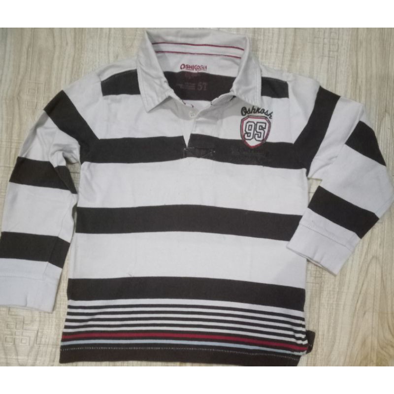 Kaos Polo lengan panjang anak cowok OSHKOSH B'GOSH /preloved