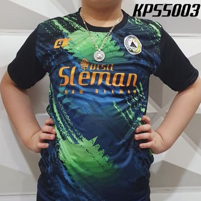setelan baju bola anak printing futsal size M-L,umur 7-12 tahun