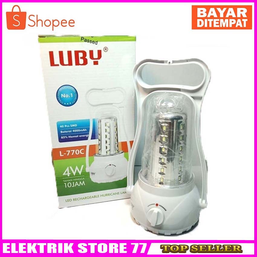 emergency lamp led LUBY L 770C - lampu darurat rechargeable