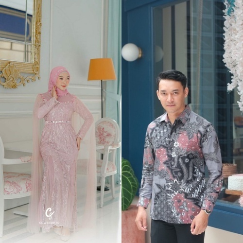 [NEW ARRIVAL] BATIK COUPLE FATEEMA COUPLE GAMIS TULLE MUTIARA KEBAYA COUPLE KONDANGAN LAMARAN TUNANGAN KEMEJA BATIK DRESS BRUKAT GAMIS KONDANGAN