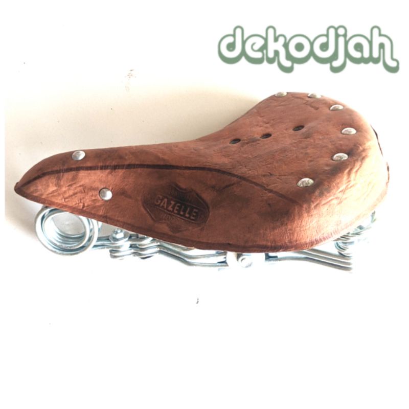 SADEL KULIT SEPEDA ONTHEL / KEBO LAKI-LAKI