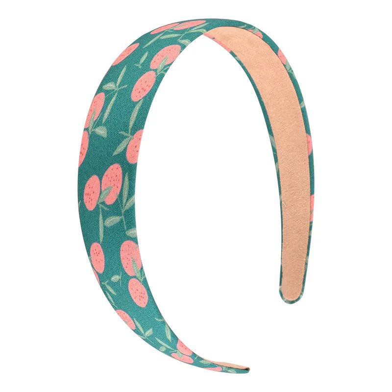 LDS Bando B15 Motif Bunga/Korea Style Headband Solid Color Flower Pattern Lattice Hairband