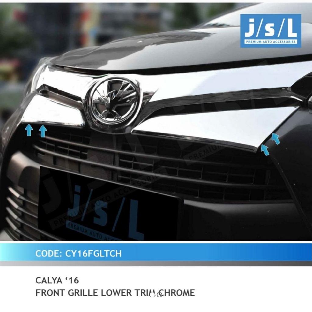 Lis Grill Bawah Calya Front Grille Lower Trim 2PCS JSL