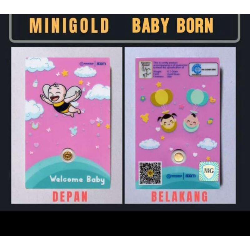 Gift Series Mini Gold Baby.