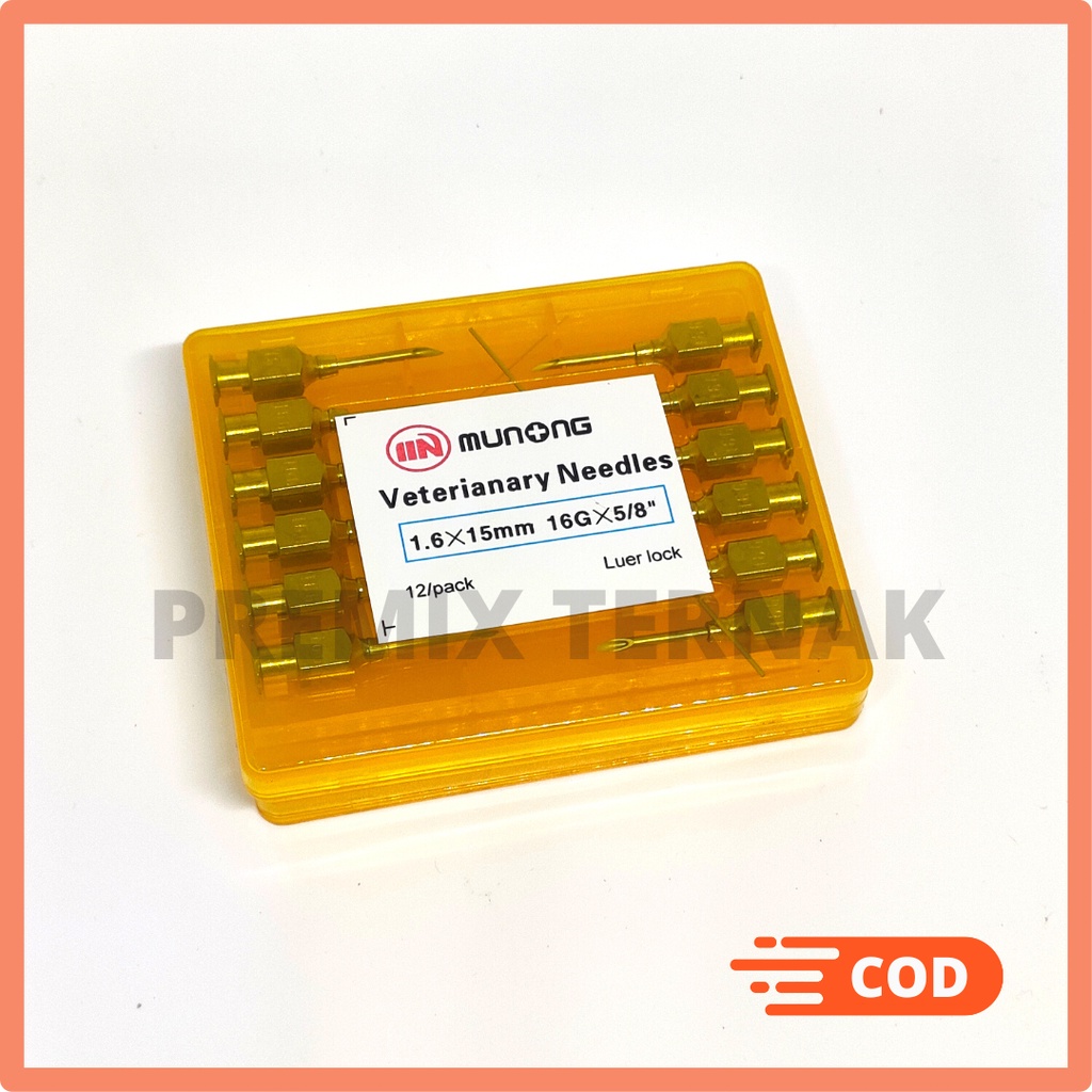 Needle Jarum Hewan Suntik | Needle 16G, 18G, 20G, 21G