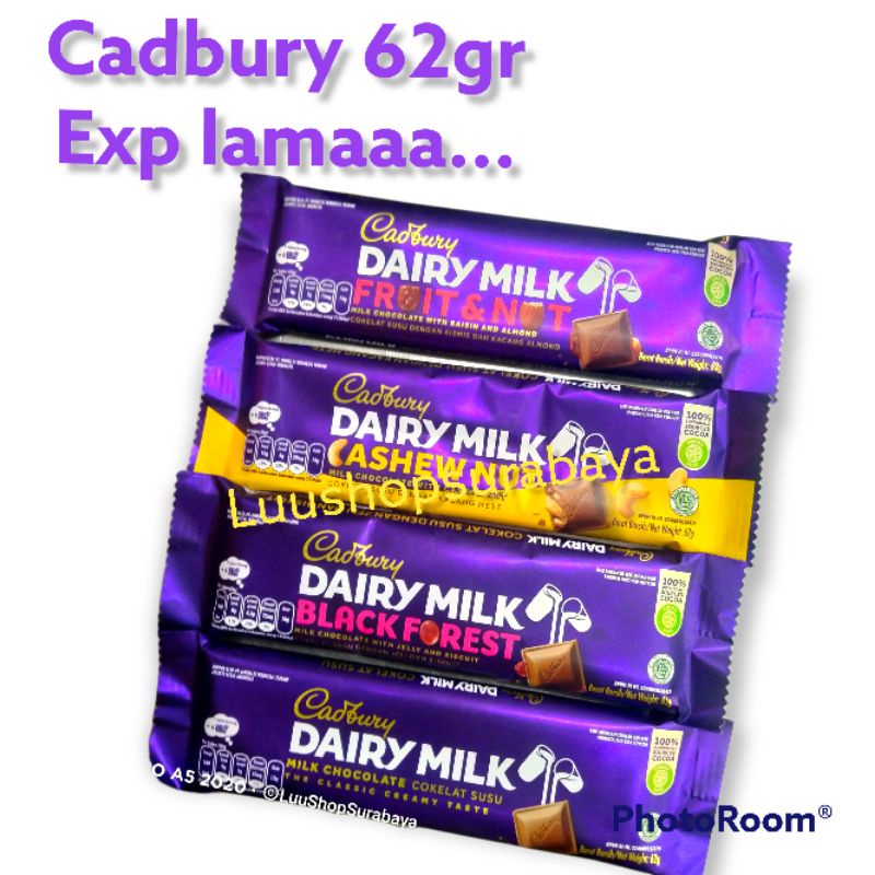 

Cadbury Dairy Milk Cokelat Coklat Cadbury 62gr