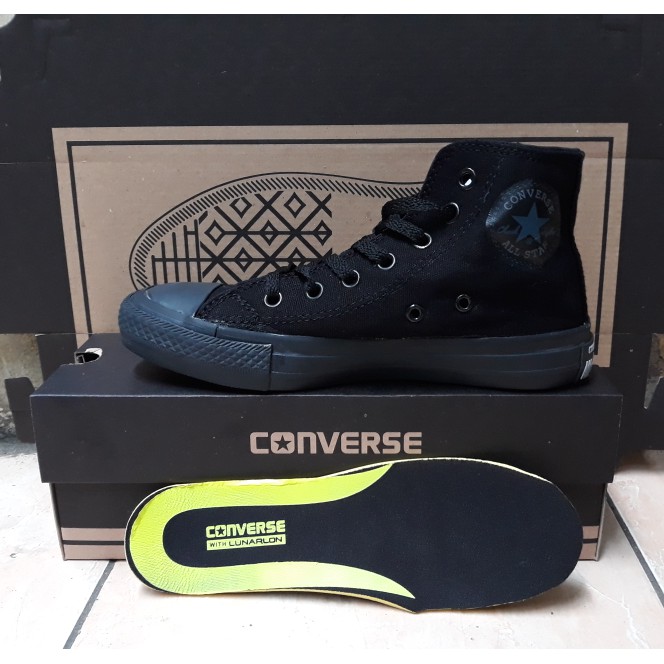 Sepatu All Star Converse Hitam Full Tinggi Murah