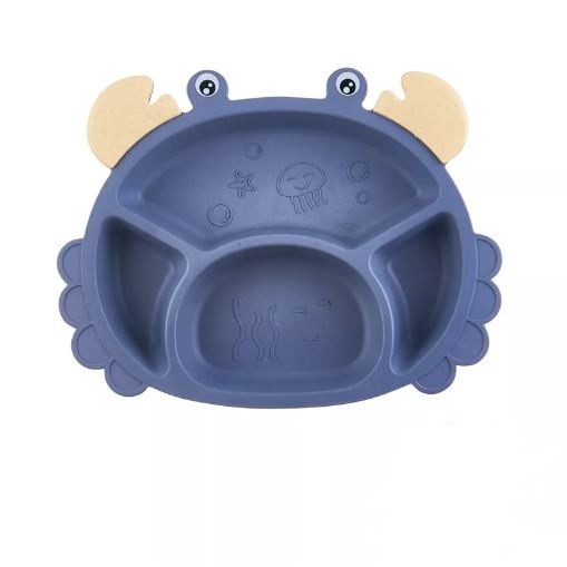 DD - CHILDRENS CRAB PLATE FOR FOOD / PIRING MAKAN ANAK