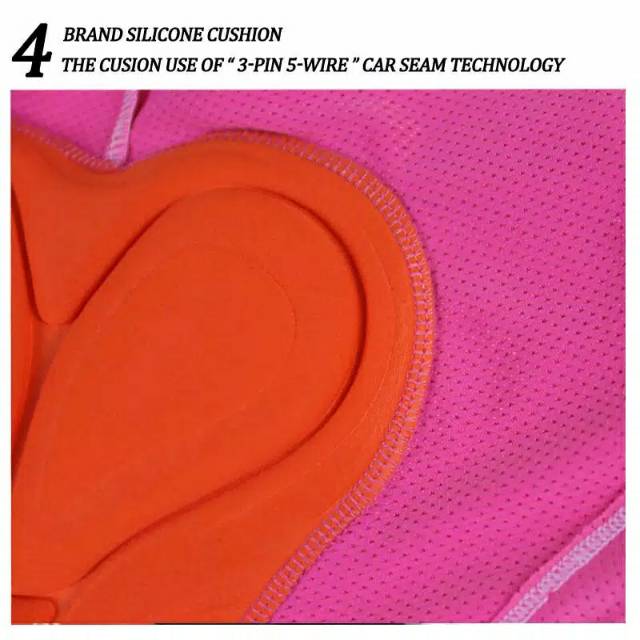 Celana sepeda wanita inner PANTS X TIGER women bike pants 3D padding sponge breathable pad