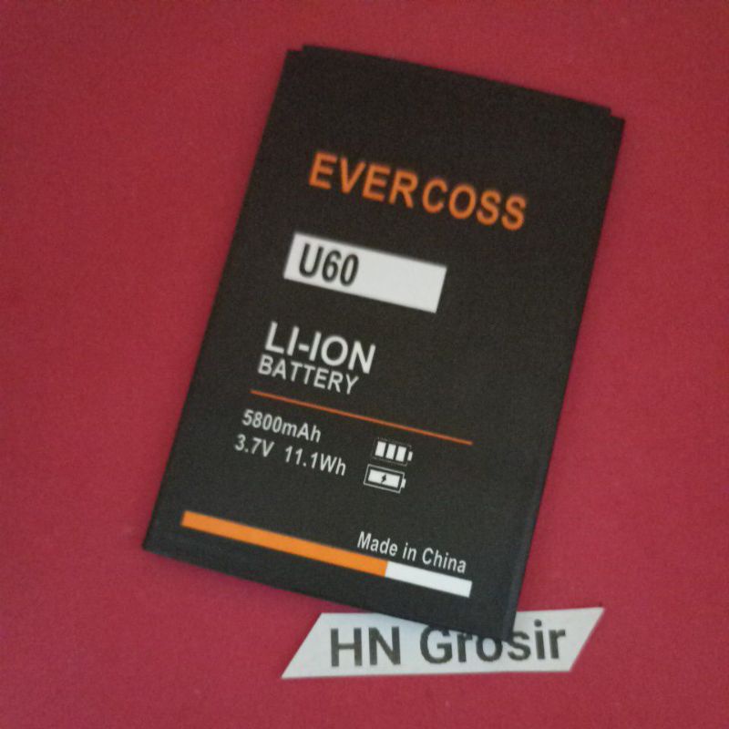 Baterai batre Evercoss U60 / Evercoss E82 original Battery hp