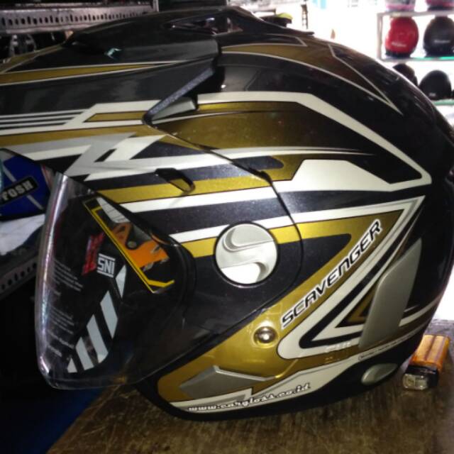 Helm cargloss semi cross corak
