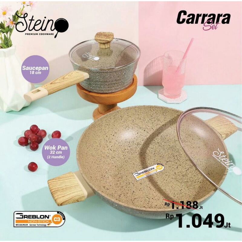 Carrara Set Stein Cookware