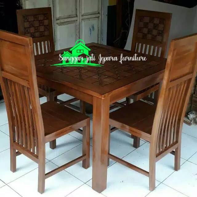 Meja makan minimalis jepara