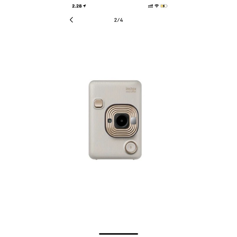 FUJIFILM instax mini liplay Beige Gold