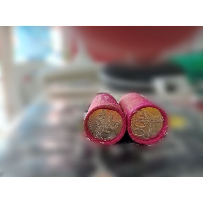 UANG koin 100 rupiah tahun 1999