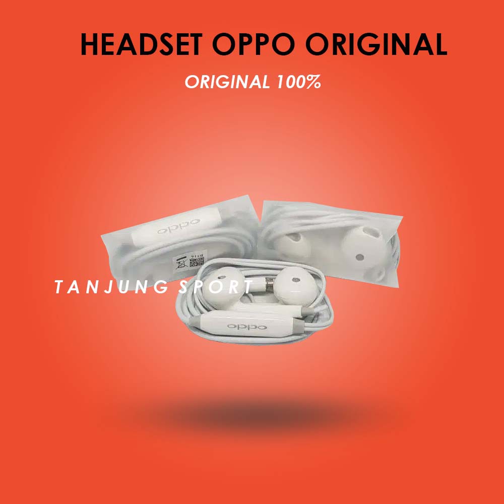 Headset Oppo Original 100% Copotan