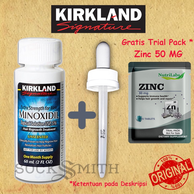 Finmix Pure Finas 0,05% Minoxidil 5% atau Kirkland Minoxidil 5% Liquid Hair Growth (100% Original By Costco)