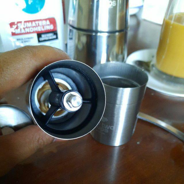 Alat Penggiling Kopi Hand Manual Grinder Coffee Stainless Stell