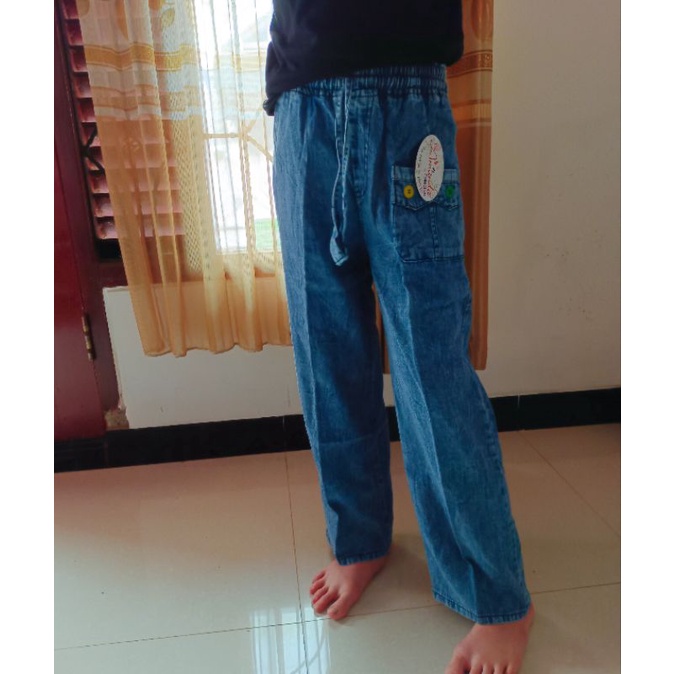 CELANA KULOT ANAK CEWEK BAHAN JEANS WASHED