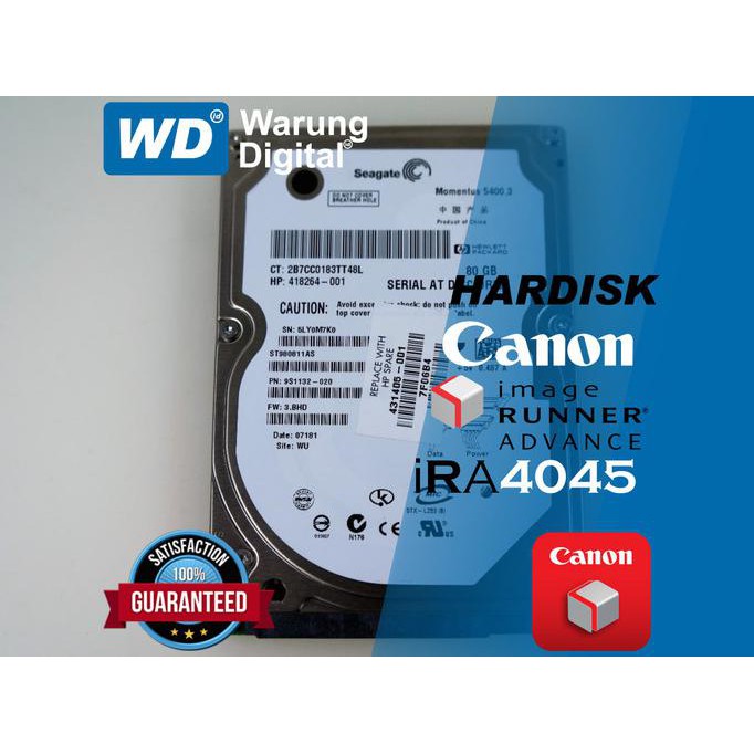 Buruan Beli] Hardisk Mesin Fotocopy Canon Ir Advance 4045
