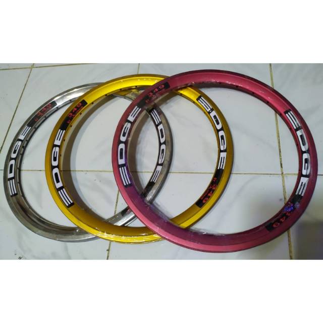 Velg Rims Edge 16 x 1 3/8 (349) Minitrack Hole 28