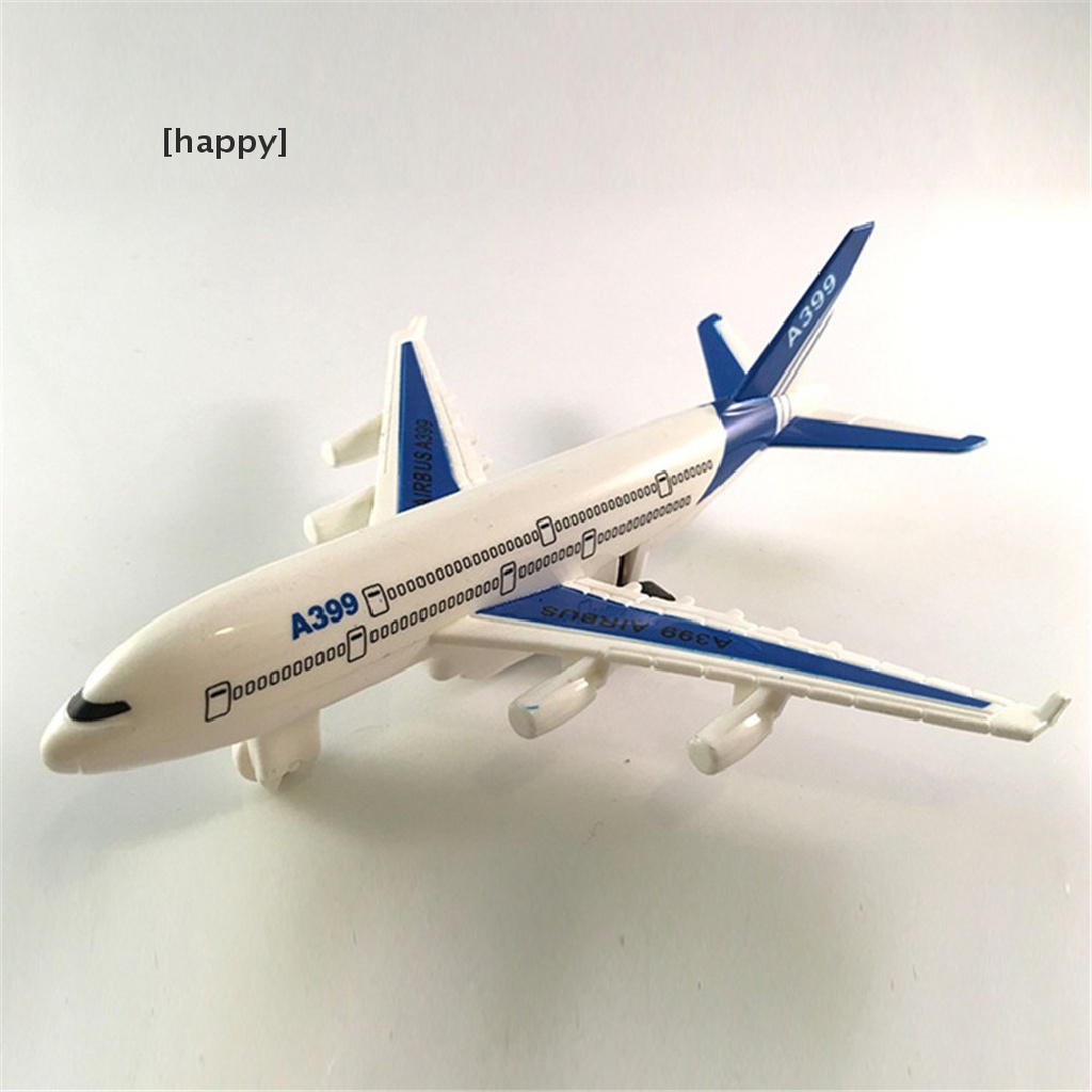 HA Plastic Air Bus Model Kids Children Pull Back Airliner Passenger Plane Model 0 0 0 0 0 ID