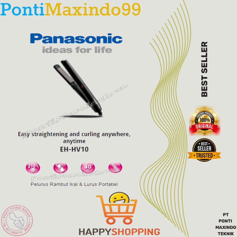 HAIR STRAIGHTENER / ALAT CATOK RAMBUT PANASONIC EH-HV10