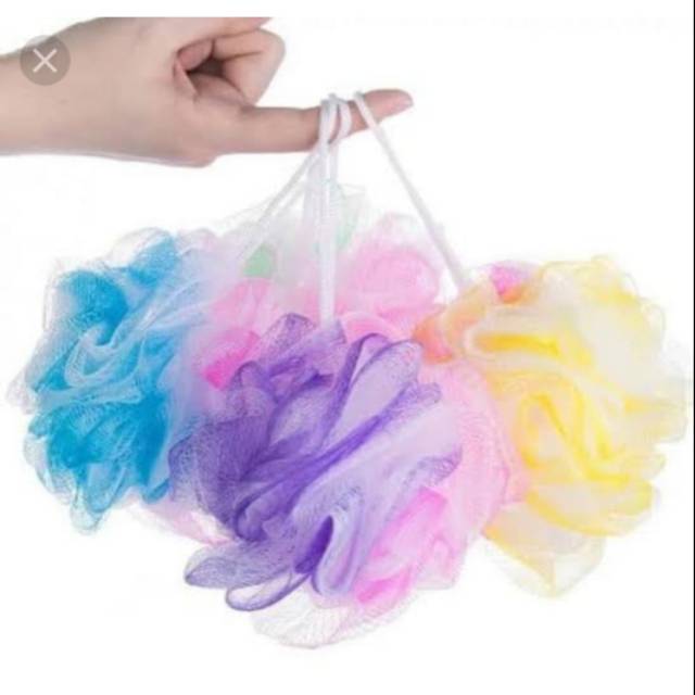 Spon mandi pelangi isi 12 pcs