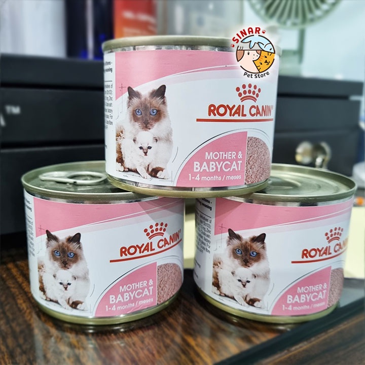 Royal Canin Mother &amp; Baby Cat 195Gr Ultra Soft Mousse / Makanan Kaleng / Basah Kucing &amp; Anak