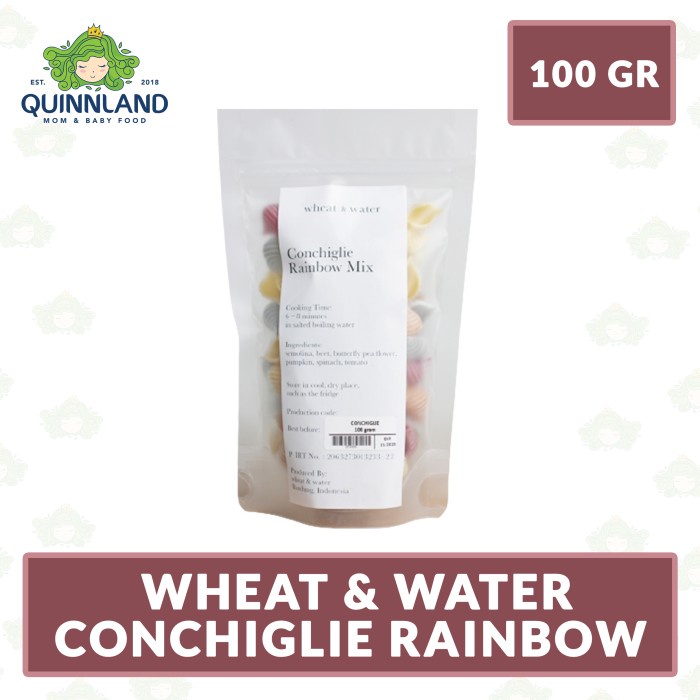 

PASTA-ANEKA- CONCHIGLIE RAINBOW 100GR - WHEAT & WATER -ANEKA-PASTA.