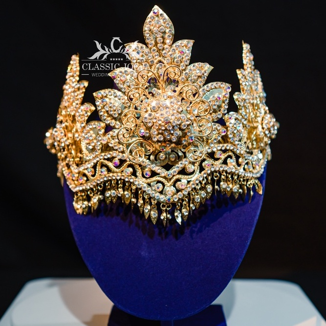 Siger Sunda Daun Gold/set manten/siger sunda pengantin murah/siger sunda/Siger Sunda Pengantin/Siger