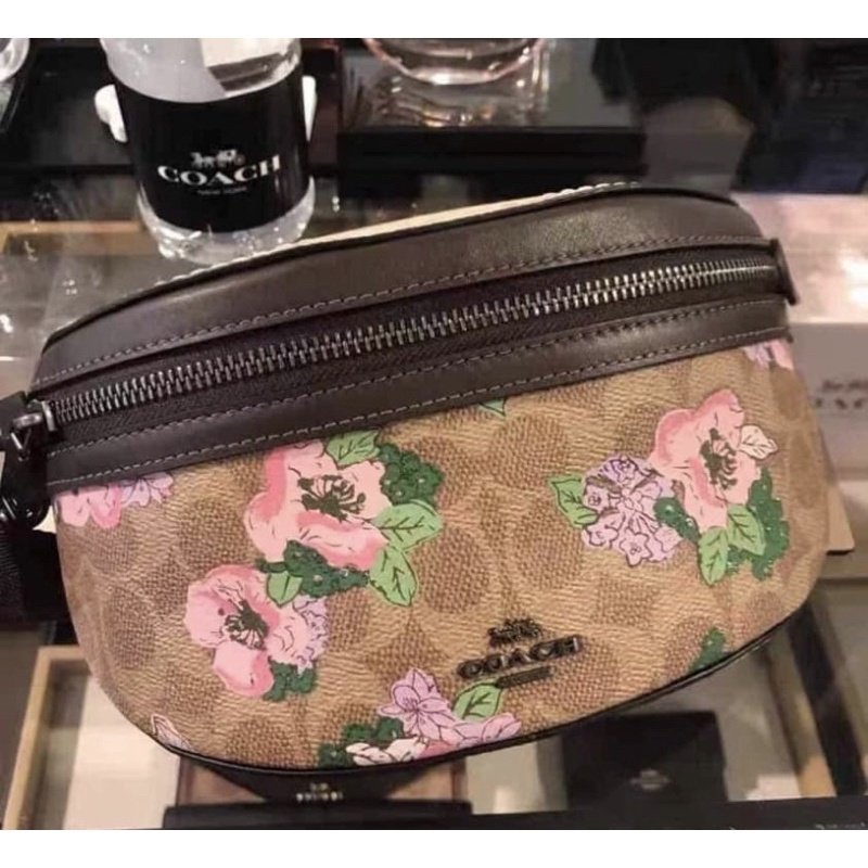 COACH Bethany Belt Bag Blossom Print (Coach 89300)