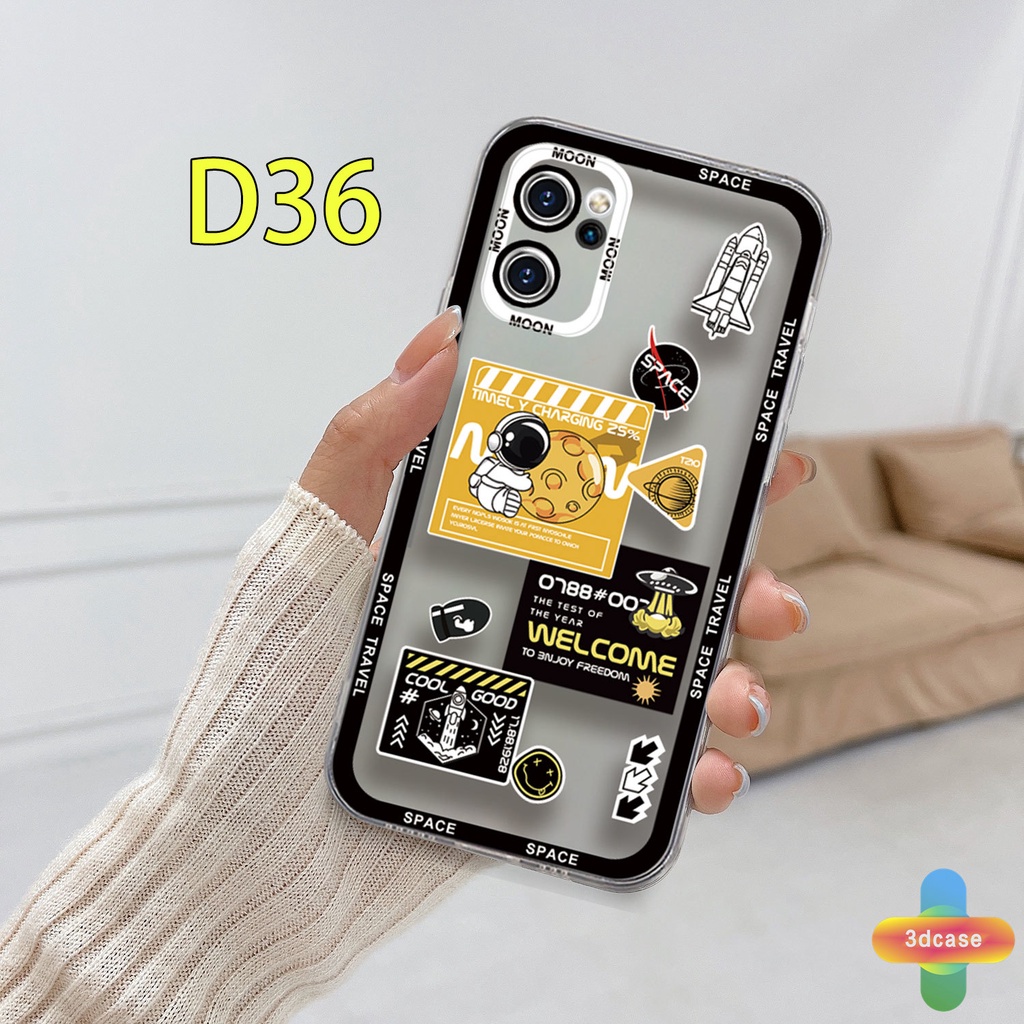 Case OPPO A15 A54 A5S A57 A3S A76 A96 A16 A95 A55 A7 A5 A9 A31 A53 A33 2020 A12 A1K A16E A16K A54S Reno 7 5 4 6 8 5F 5K 4F 4 5 06 Lite A74 A15S A52 A11K A92 A35 A11 A93 A32 A72 A94 A53S F19 F17 21 PRO A16S A77 A57S A57E Space Travelling Transparent Case
