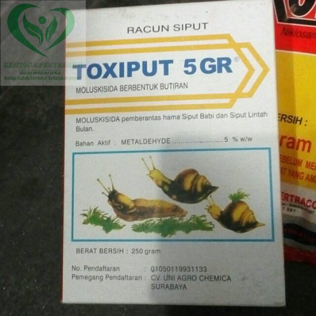 insektisida pembasmi hama siput TOXIPUT 5GR isi  250gram