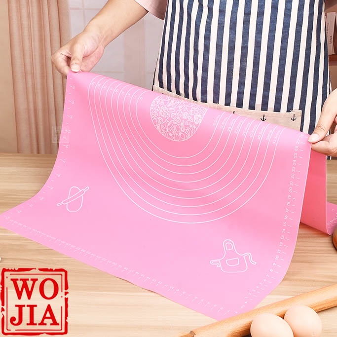 Alas Adonan Silikon Tatakan Baking Roti Kue Silicone Mat 60x40 cm