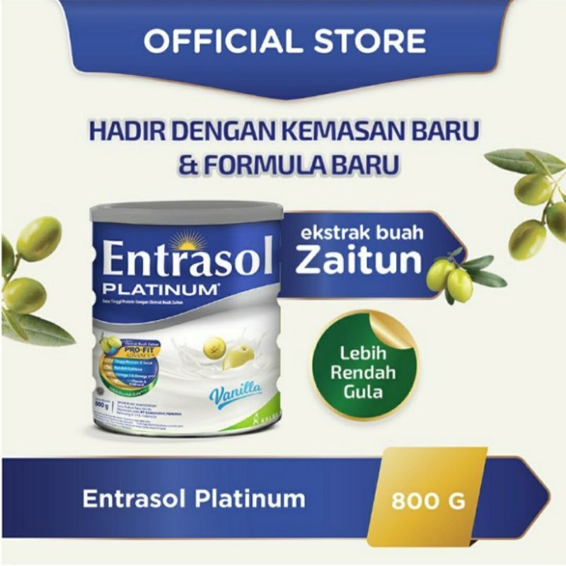 

ENTRASOL PLATINUM VANILA 800GR