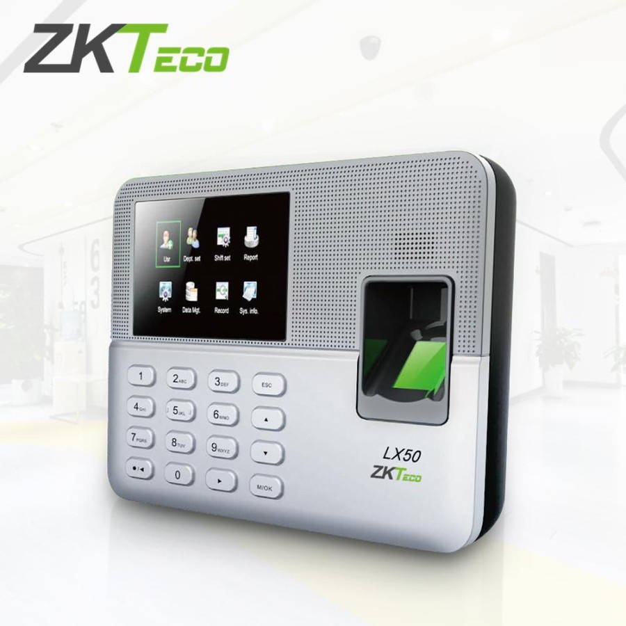 Fingerprint Mesin Absensi Zkteco LX50 Time Attendance Absen Perusahaan / Pabrik  / Kantor Zkteco LX14