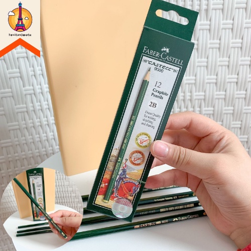 

Pensil 2B Faber Castell Graphite ORIGINAL (1pcs) Pensil 2B Ujian Komputer Alat Tulis Sekolah