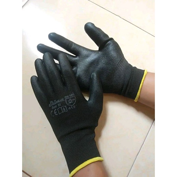 sarung tangan safety hitam merk comet promaster shimadll GROSIR