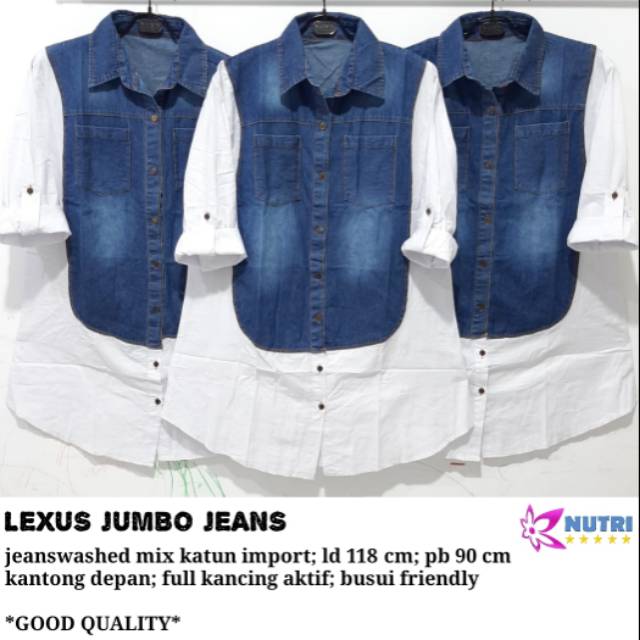 Tunik jumbo Lexus jeans