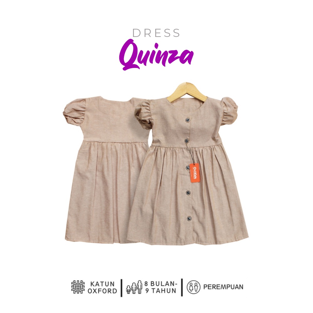 (1-7 Tahun) Dress Anak Oxford - Atasan Perempuan Denisa