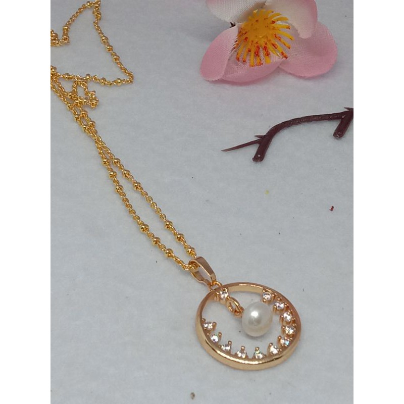 mutiara Lombok liontin cirle